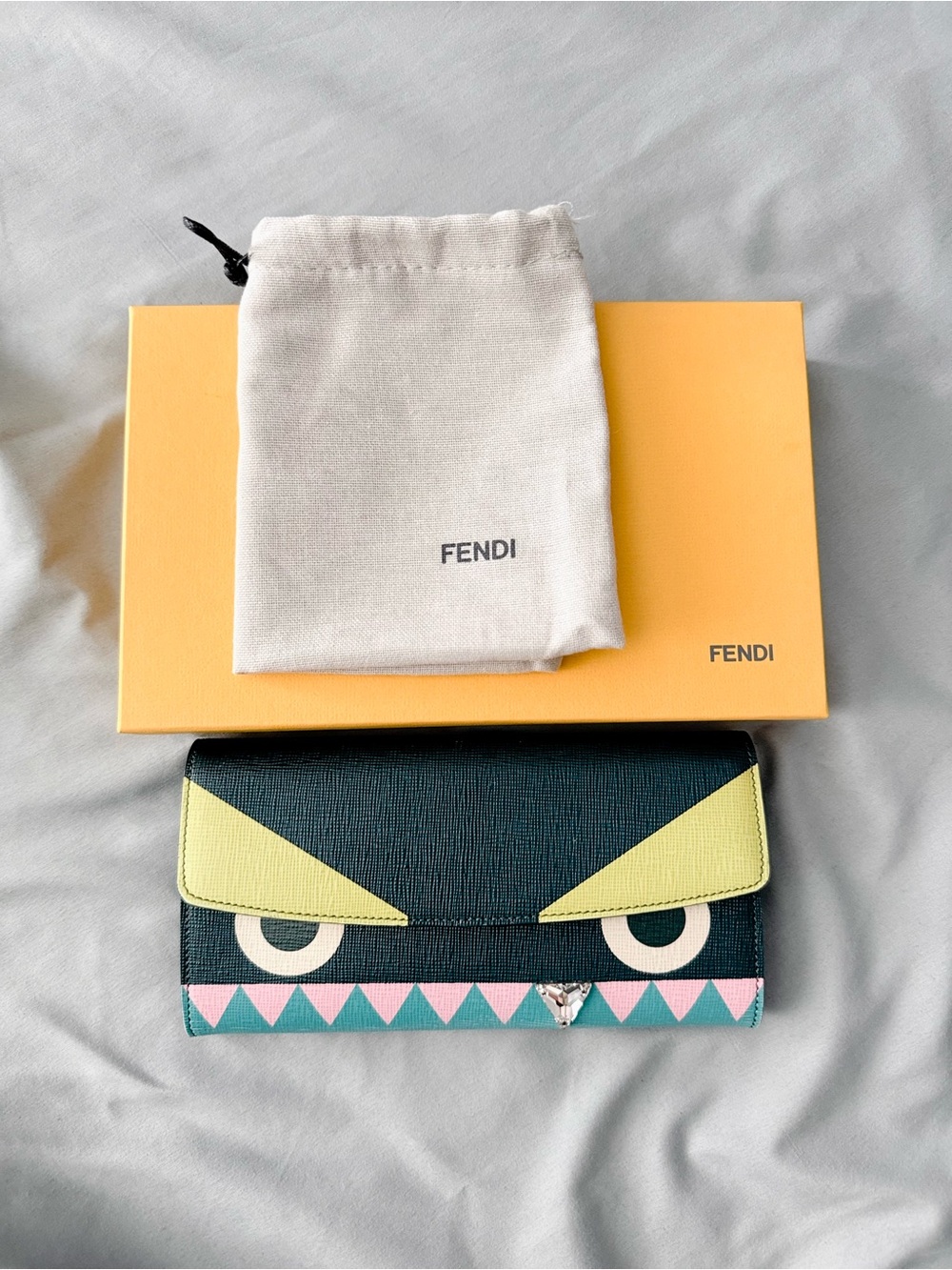 Fendi Monster Continental Wallet